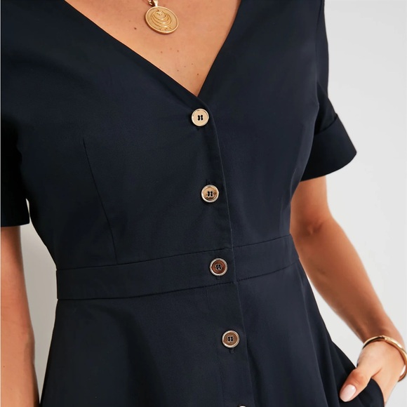 Tuckernuck Navy Kate Maxi Dress - Picture 3 of 6